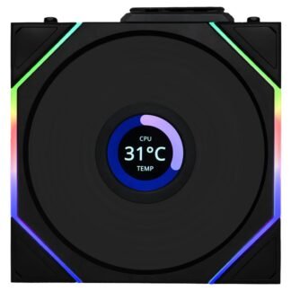 Lian Li TL120 Uni Fan Wireless LCD ARGB PWM 120mm Black