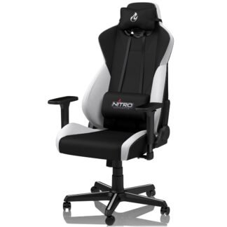 Nitro Concepts S300 Fabric Gaming Chair Radiant White