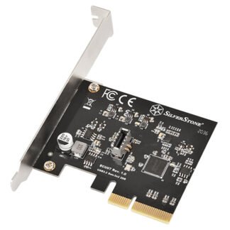SilverStone Internal USB-C Key-A 3.2 Gen 2x2 PCIE Expansion Card