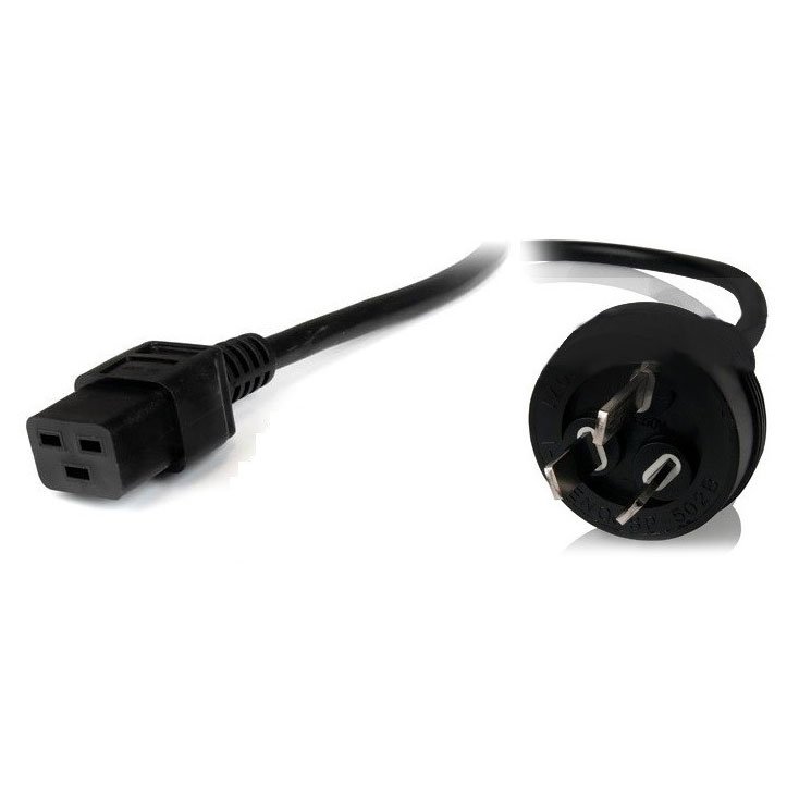 8Ware AU Plug to IEC C19 15A Power Cable 2m