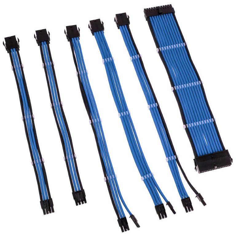 Kolink Core Adept Braided Cable Extension Kit Blue