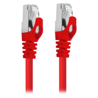 Cruxtec CAT7 10GbE Triple Shielding Ethernet Cable Red 3m
