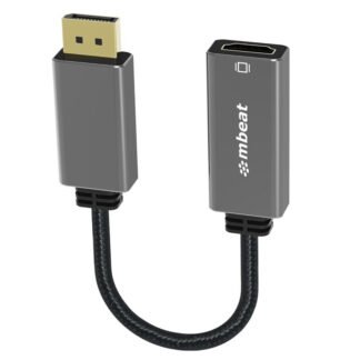 mbeat ToughLink DisplayPort to HDMI Adapter Space Grey
