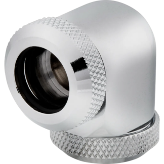 Corsair Hydro X Series XF HL 14mm OD 90 Deg Fittings Chrome 2 Pk