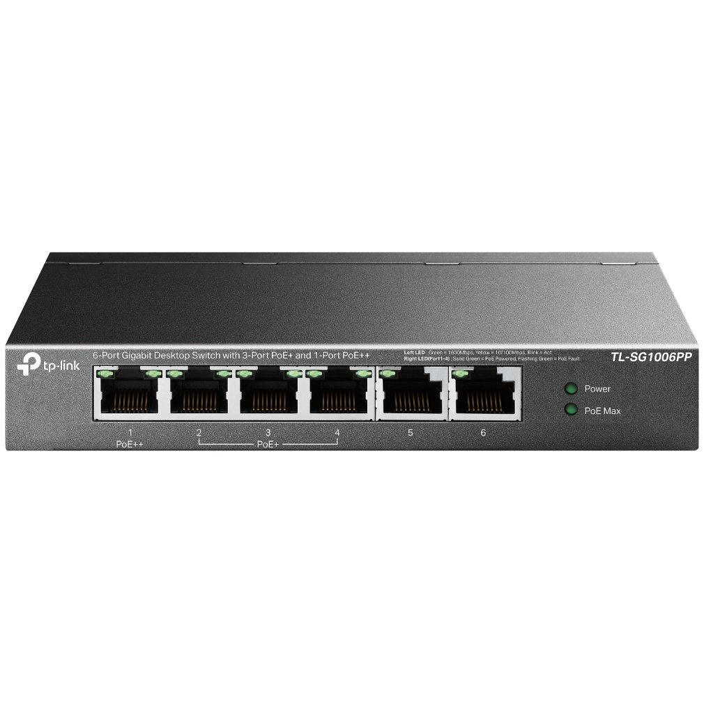 TP-Link 6-Port Gigabit Desktop Switch with 3-Port PoE+