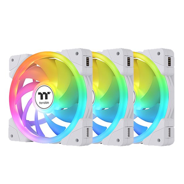 Thermaltake SWAFAN EX14 RGB Magnetic PWM Fan V2 3 Pack White
