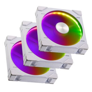 Phanteks D30 140mm PWM Fan Digital RGB White Regular 3 Pack