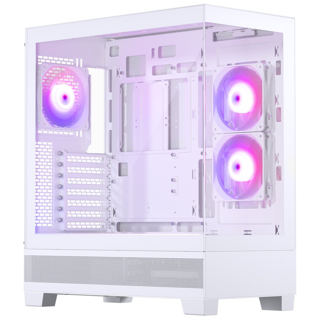 Phanteks XT View D-RGB Tempered Glass Case White