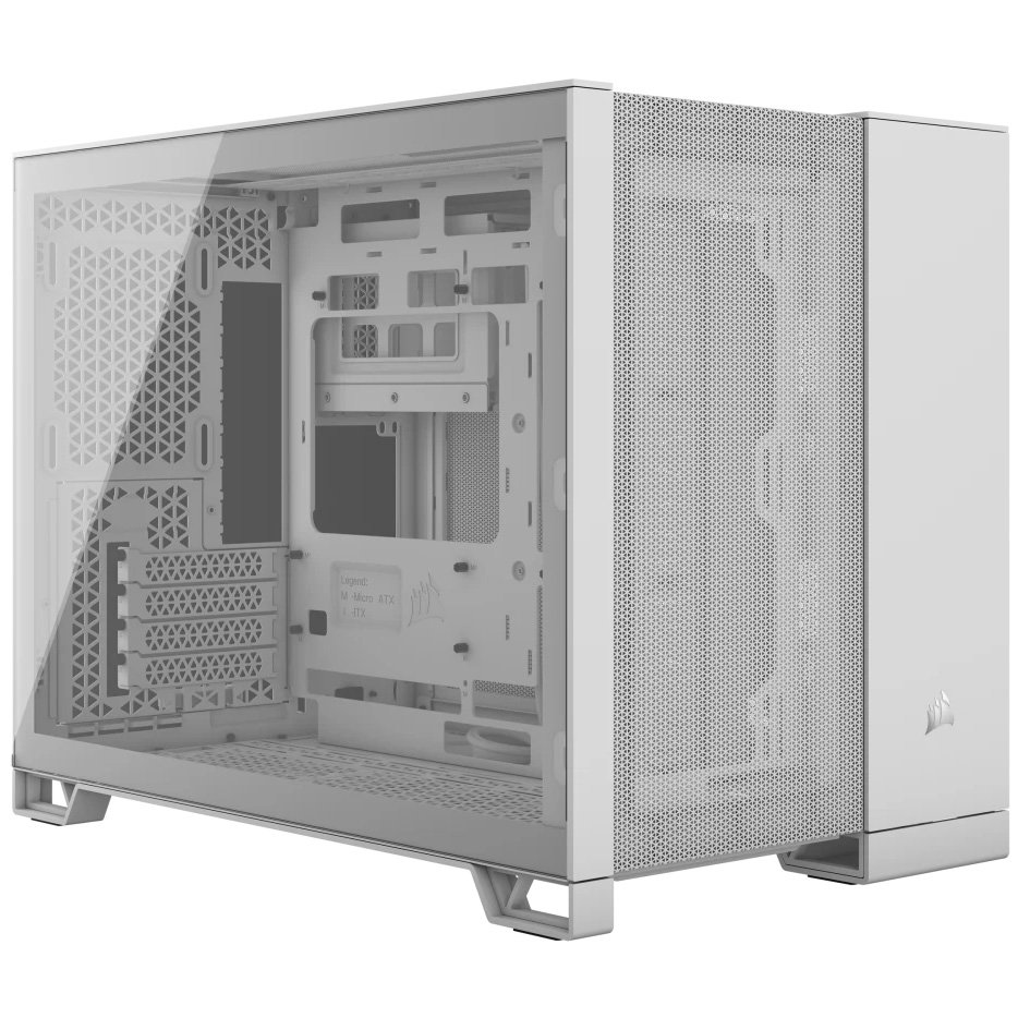 Corsair 2500D Airflow Mid-Tower Dual Chamber Case White
