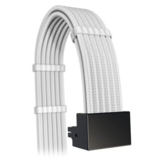 CableMod E-Series Pro ModMesh 12V-2x6 90 Deg. Triple 8-Pin White