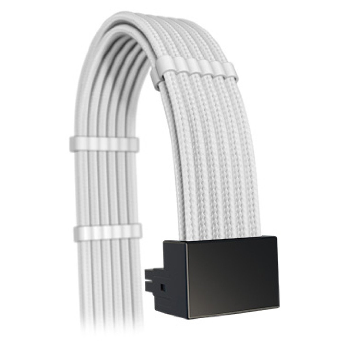 CableMod RT-Series Pro ModMesh 12V-2×6 90 Deg. Quad 8-Pin White