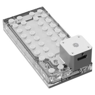 EKWB QuantumX Loophole D5 PWM Distroplate Silver