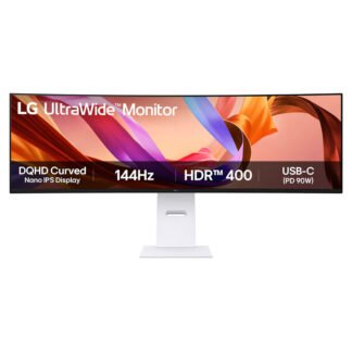 LG 49U950A-W UltraWide Dual QHD 144Hz HDR Nano IPS Curved 49in Monitor