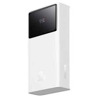 Baseus Powerbank with Digital Display 30W PD 10000mAh White