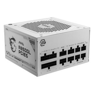 MSI MAG A850GL ATX 3.1 80 Plus Gold 850W Power Supply White