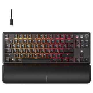Corsair K70 Pro TKL Hall Effect Programmable Gaming Keyboard Blk