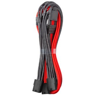 CableMod ModMesh 12V-2x6 Extension Triple 8-Pin Black Red