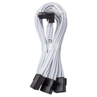 CableMod Pro ModFlex 12V-2x6 90 Deg PCIe Extension Variant A Triple 8-pin White