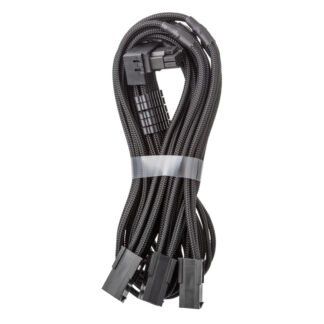 CableMod Pro ModMesh 12V-2x6 90 Deg PCIe Extension Variant B Triple 8-pin Black