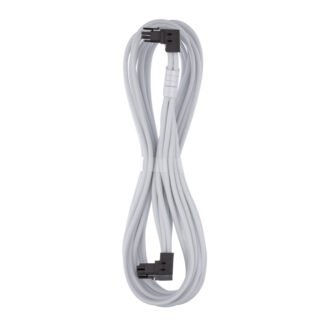 CableMod ModMesh 12V-2x6 90 Deg PCIe Cable for Corsair Type 5 RMx Shift Variant A White