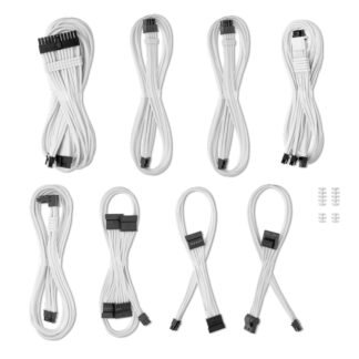 CableMod C-Series Pro ModFlex 12V-2x6 Cable Kit for Corsair RMx Shift White