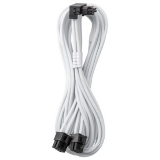 CableMod RT-Series Pro ModMesh 12V-2x6 90 Deg. Dual 8-Pin White
