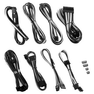 CableMod ModMesh 12V-2x6 Dual Cable Kit for ASUS and Seasonic Black/ White