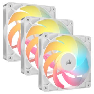 Corsair RS120-R ARGB 120mm PWM Reverse Fans Triple Pack White