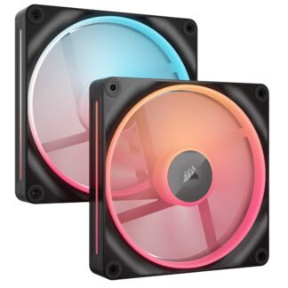 Corsair iCUE Link LX140-R RGB 140mm Dual Reverse Fan Kit Black