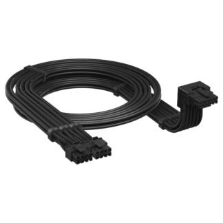 Corsair Right Angled Embossed 12VHPWR Cable 650mm Type-5 Style-A Black