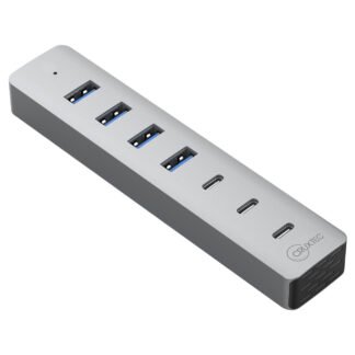 Cruxtec AU3-4U3C-SG USB 3.1 Gen 1 7 Port Hub