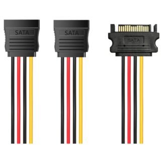 Cruxtec SATA Power Splitter Cable 20cm