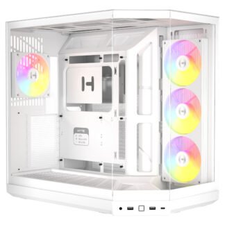 Hyte Y50 RGB ATX Panoramic Case Snow White