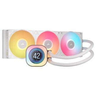 Corsair iCUE Link Titan RX LCD AIO Liquid CPU Cooler 360mm White