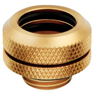 Corsair Hydro X Series XF HL 14mm OD Hard Fittings Gold 4 Pack