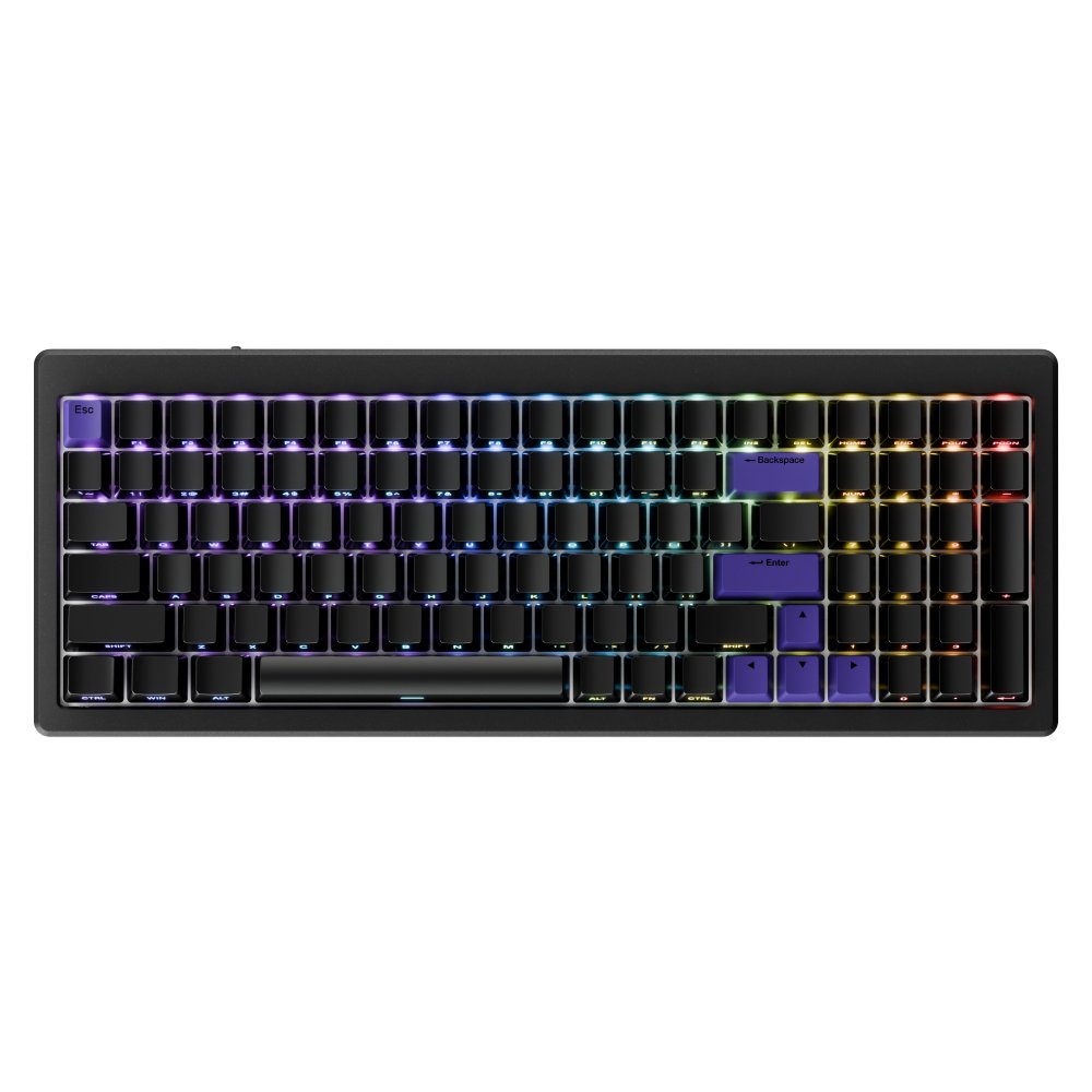 Ducky Cushion 98 Black Mechanical Keyboard Ducky Silent Red Switch