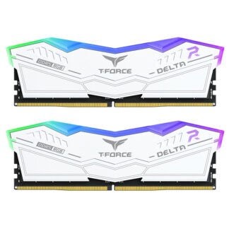 Team T-Force Delta RGB 64GB (2x32GB) 6000MHz CL38 DDR5 White