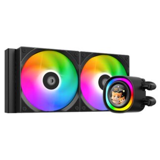 ID-COOLING FX240 LCD Liquid CPU Cooler Black