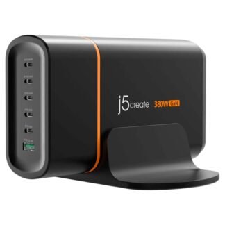 j5create 380W GaN PD 3.1 USB-C 6-Port Charger