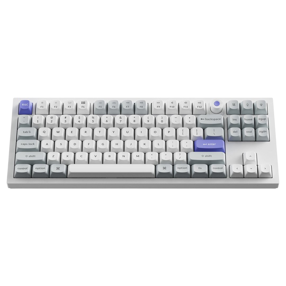 Keychron Q3 HE 8K Magnetic Switch Keyboard White Ultra Fast Lime Magnetic Switch White
