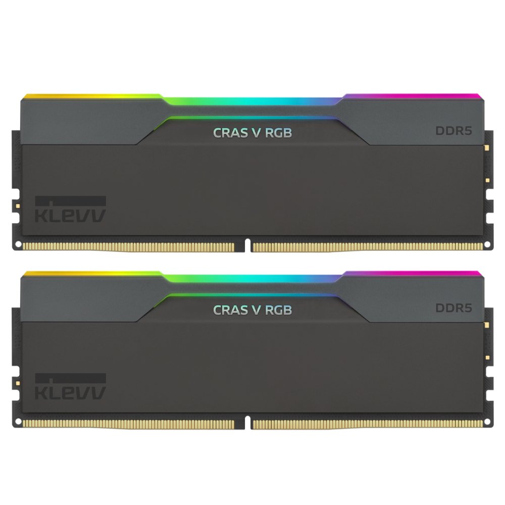 Klevv Cras V RGB 32GB (2x16GB) 6000MHz CL28 DDR5 Black
