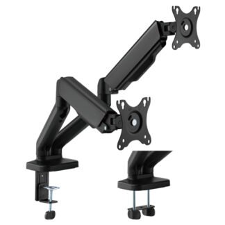 Brateck LDT46-C024E Cost Effective Mechanical Spring Dual Monitor Arm