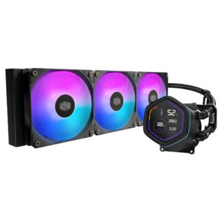 Cooler Master MasterLiquid Core Nex Digital 360 ARGB AIO Liquid CPU Cooler Black