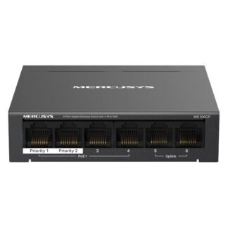 Mercusys MS106GP 6 Port Gigabit Desktop Switch With 4 Port PoE+