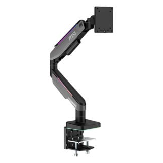 MSI MPG MT201RG RGB Spring Assisted Single Monitor Arm Black Grey