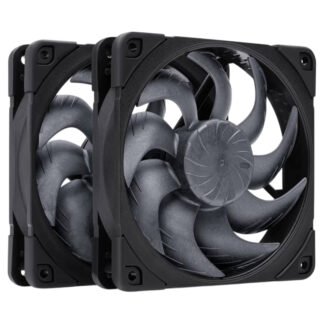 Noctua NF-A12x25 G2 PWM Sx2 PP Chromax Fan 2 Pack Black