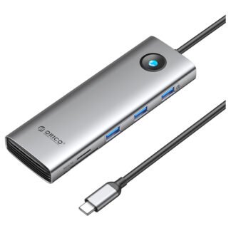 OricoType-C 9-in-1 5Gbps Multifunction Docking Station Silver