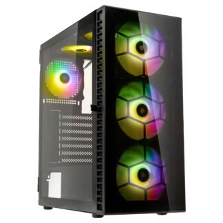 Kolink Observatory HF ARGB Glass Case Black with 650W Bronze PSU