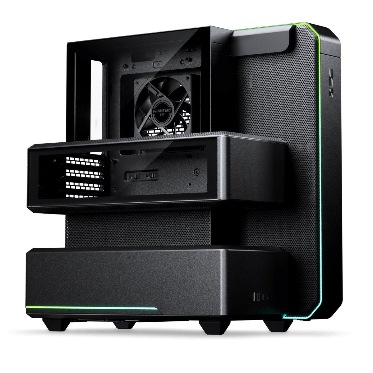 Phanteks EX5 Premium Airflow Mid Tower DRGB Case Satin Black