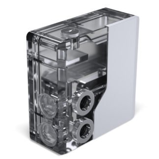 Phanteks Glacier EZ-Fit 120RES-DDC Acrylic Reservoir 16mm Fittings D-RGB White